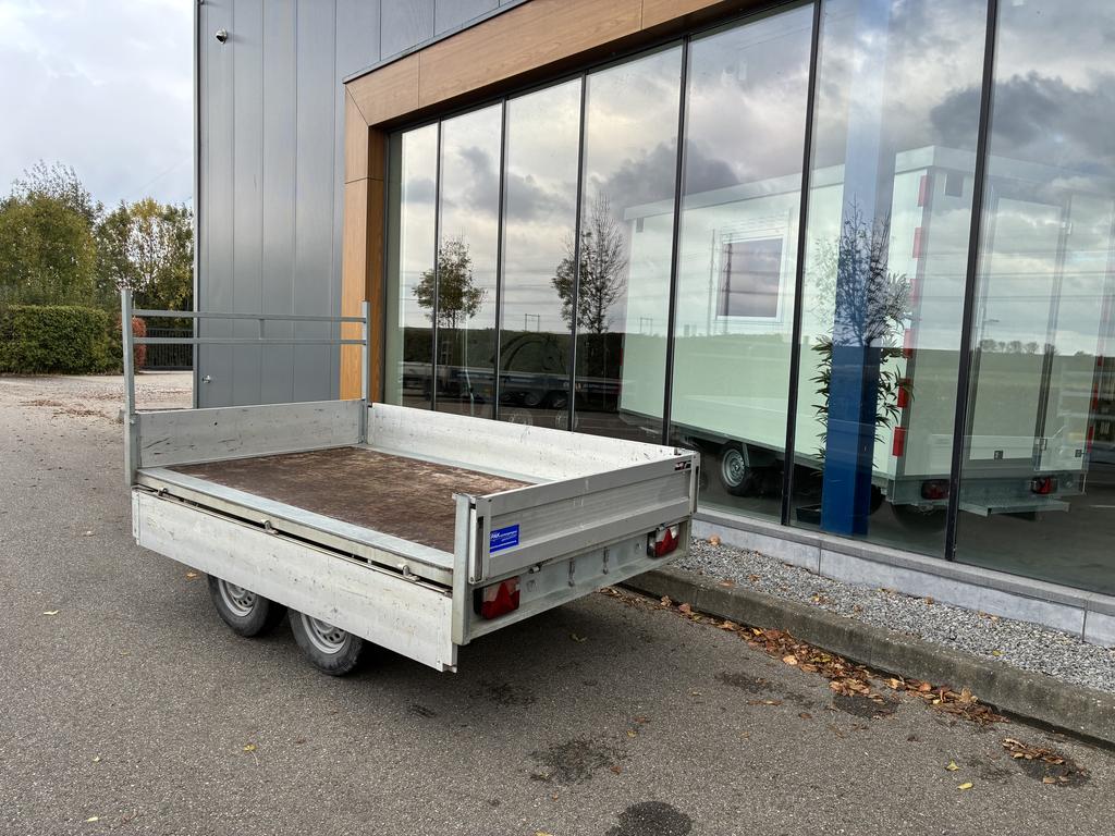 Delje Plateauwagen Tandemas 250x150cm 750kg ongeremd